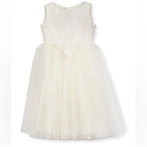 Isabel Garreton Enchanting tulle dress flower girl white 6 Girls